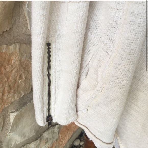 Free People In the Loop Ivory Open Front Swing Cardigan Sweater EUC! - Picture 5 of 5